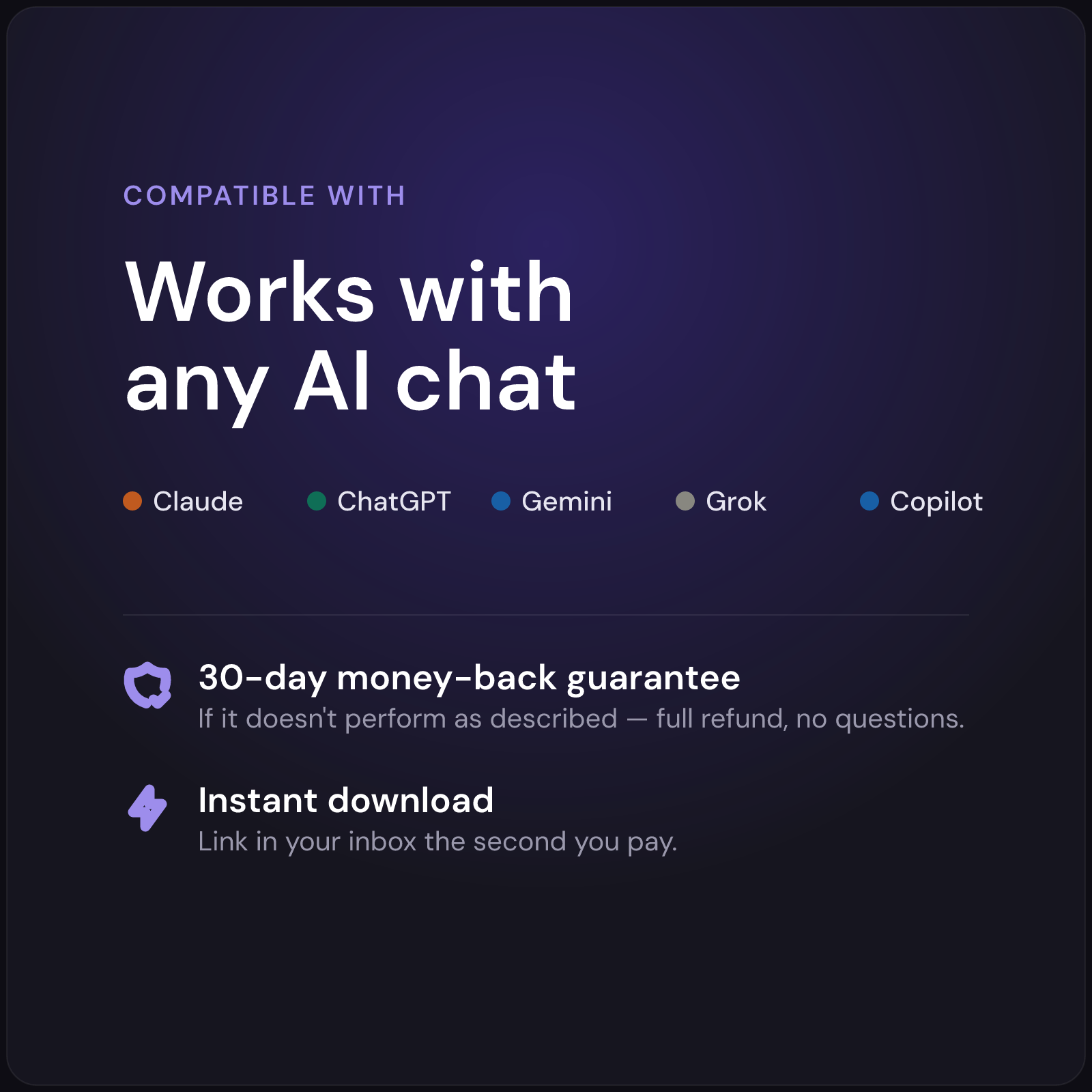 AI Scenario Planning Template — works with any AI, 30-day guarantee