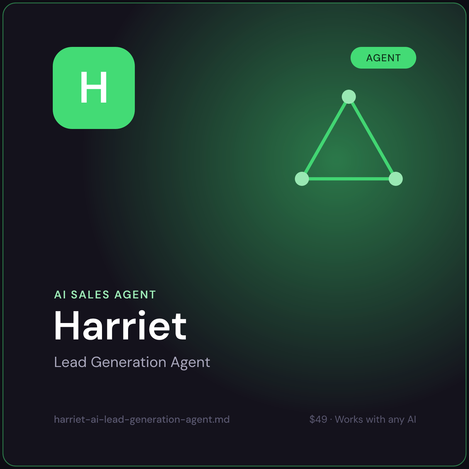 Harriet — AI Lead Generation Agent cover