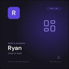 Ryan — Chief of Staff AI Skill cover