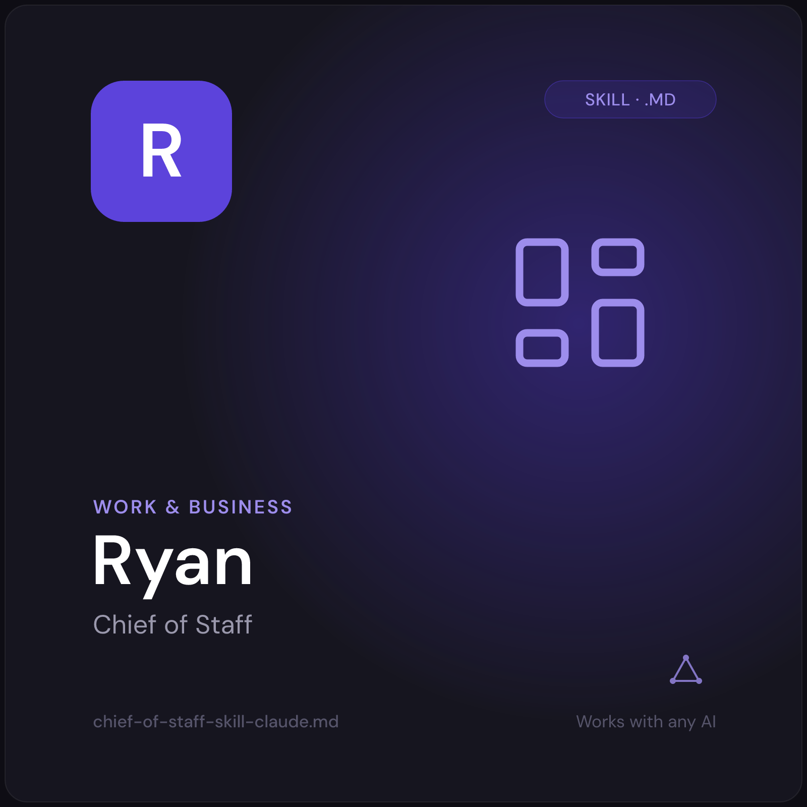 Ryan — Chief of Staff AI Skill cover