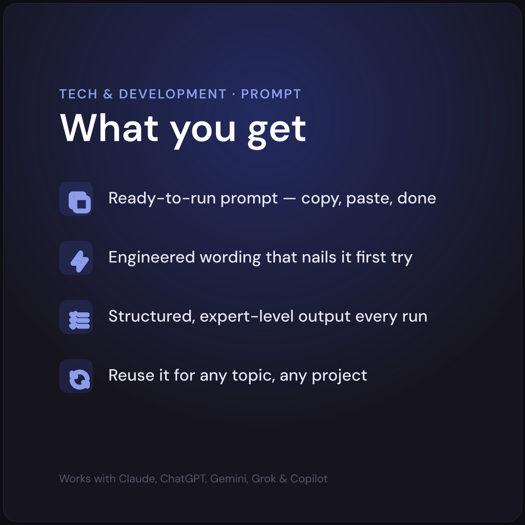 AI API Documentation Generator — what's included