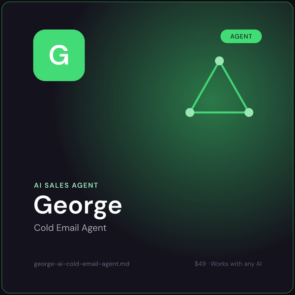 George — AI Cold Email Agent cover