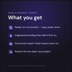 AI Scenario Planning Template — what's included