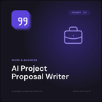 AI Project Proposal Writer prompt cover
