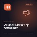 AI Email Marketing Generator prompt cover