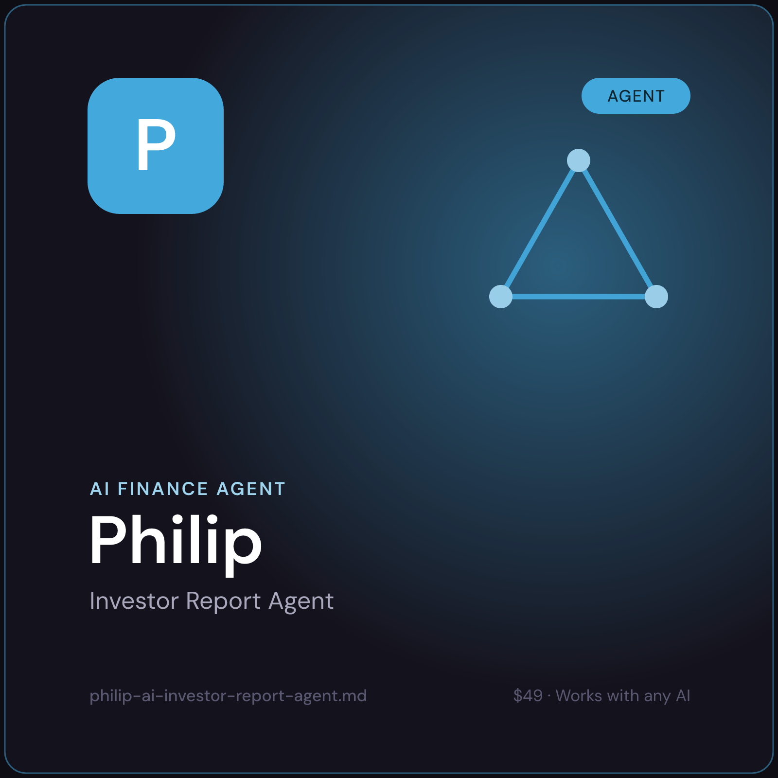 Philip — AI Investor Report Agent cover