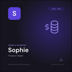 Sophie — Finance Team AI Skill cover