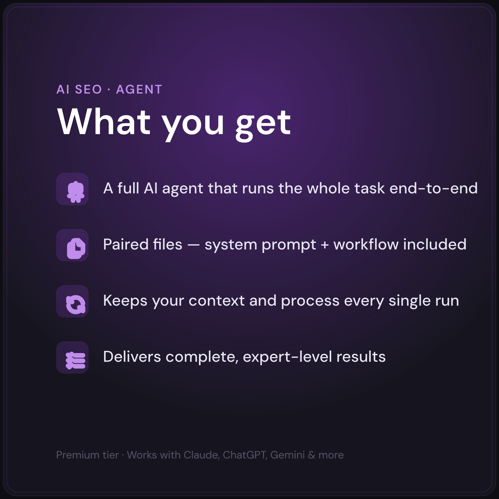 Janet — AI SEO Content Strategy Agent — what's included