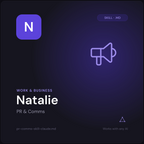 Natalie — PR & Comms AI Skill cover