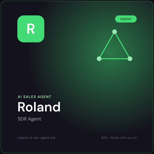 Roland — AI SDR Agent cover