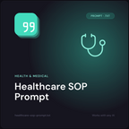 Healthcare SOP Prompt cover