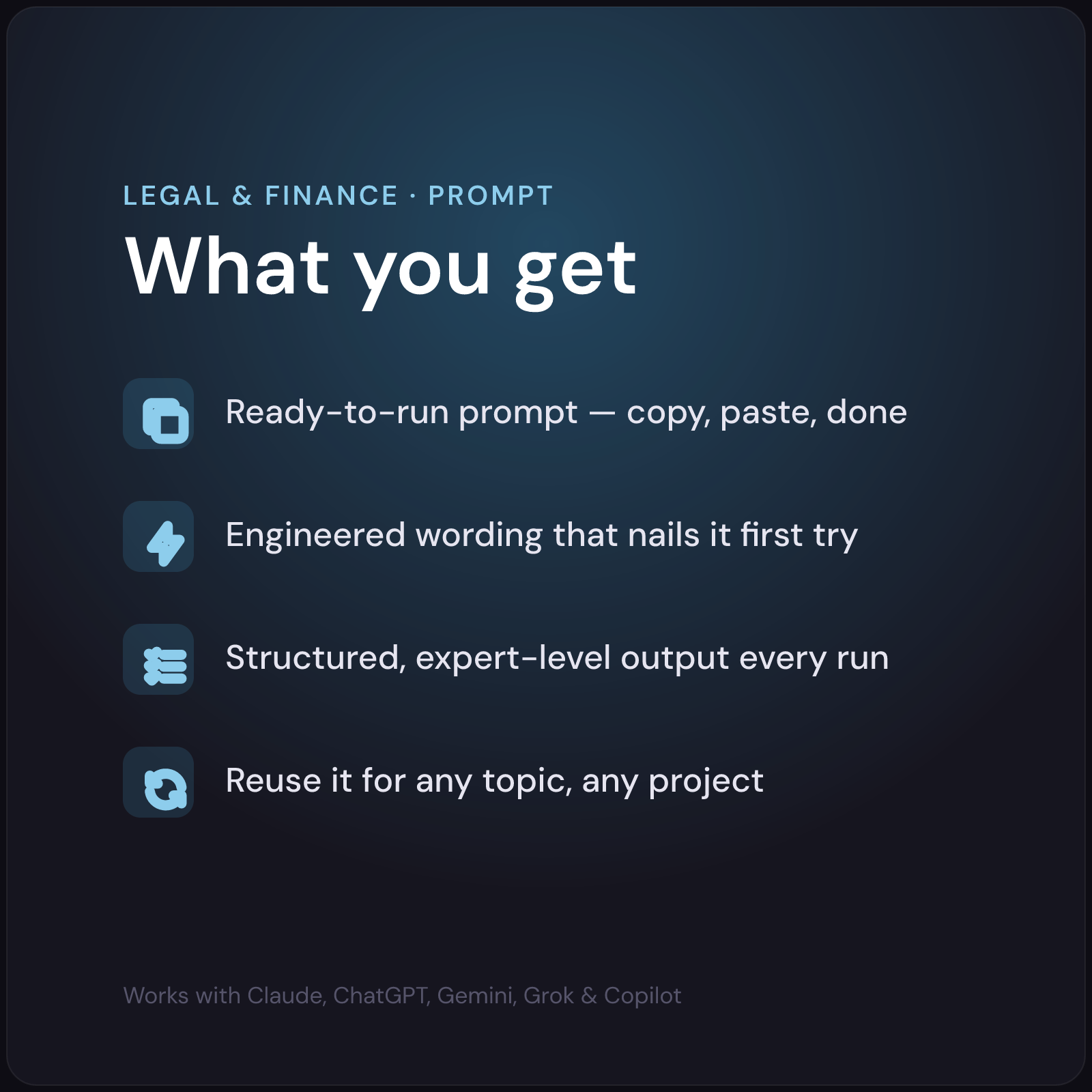 AI Compliance Checklist Generator — what's included