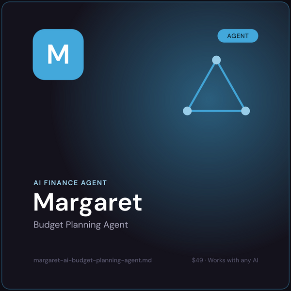 Margaret — AI Budget Planning Agent cover