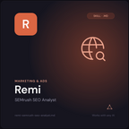 Remi — SEMrush SEO Analyst AI Skill cover