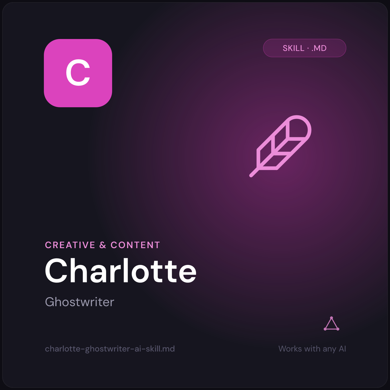 Charlotte — Ghostwriter AI Skill cover