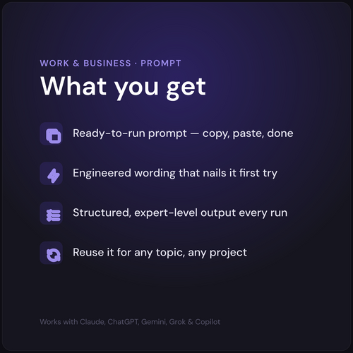 AI Change Management Plan — what's included