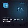 AI Compliance Checklist Generator prompt cover