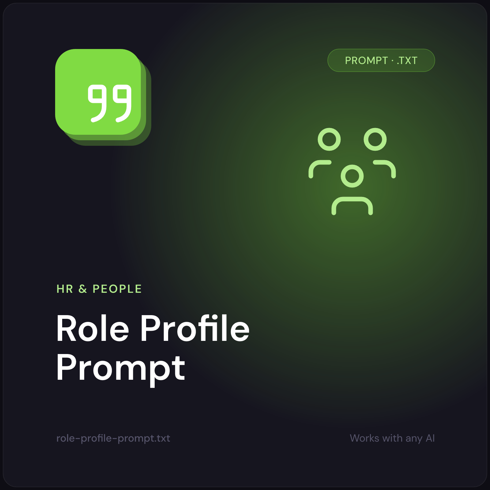 Role Profile Prompt cover