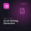 AI UX Writing Generator prompt cover