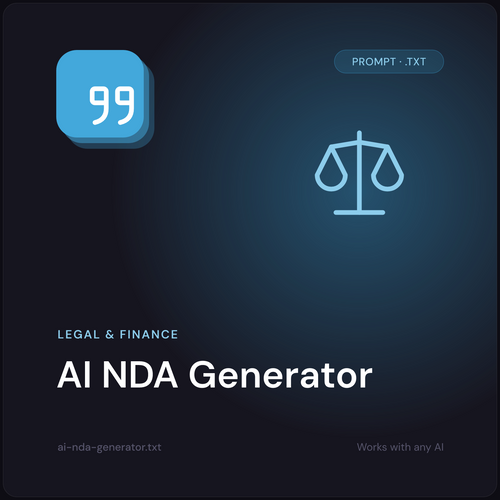 AI NDA Generator prompt cover