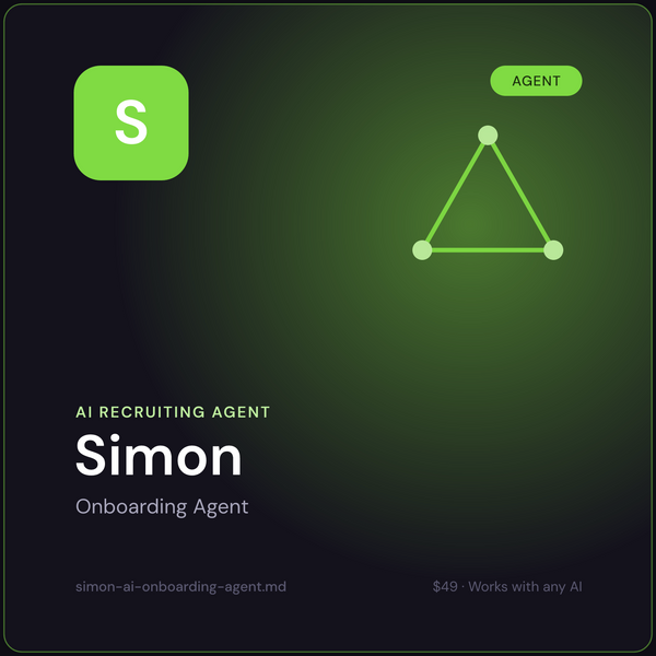 Simon — AI Onboarding Agent cover