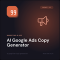 AI Google Ads Copy Generator prompt cover