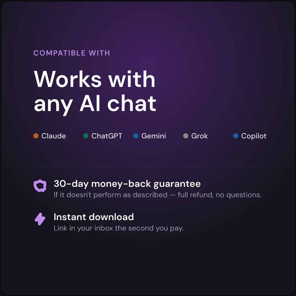 AI Citation Generator — works with any AI, 30-day guarantee