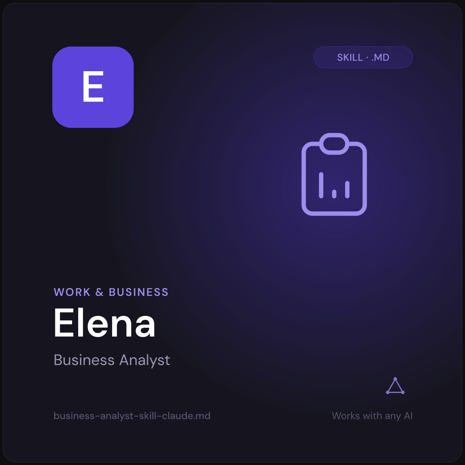 Elena — Business Analyst AI Skill cover