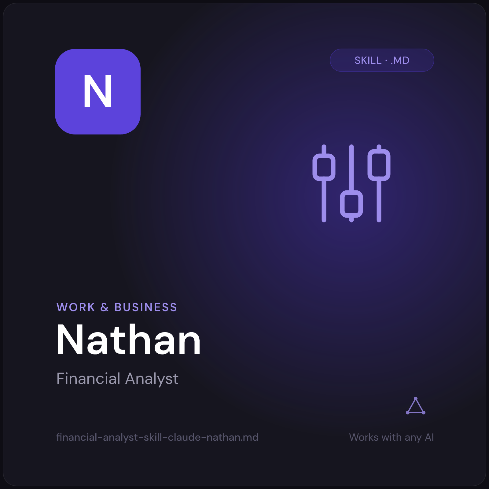 Nathan — Financial Analyst AI Skill cover