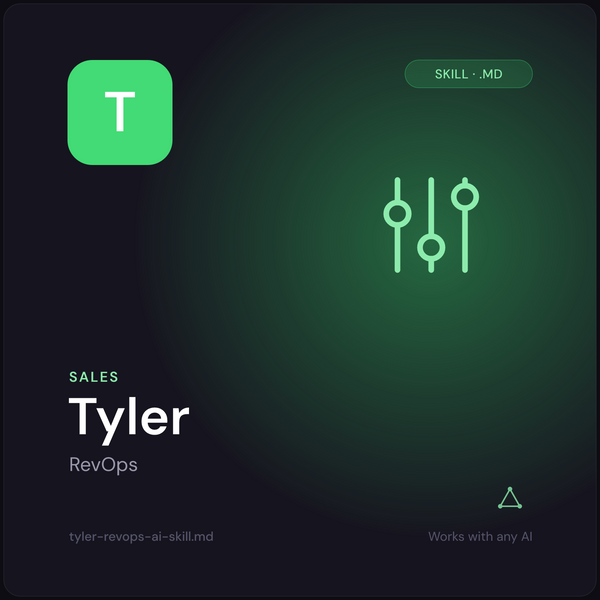 Tyler — RevOps AI Skill cover