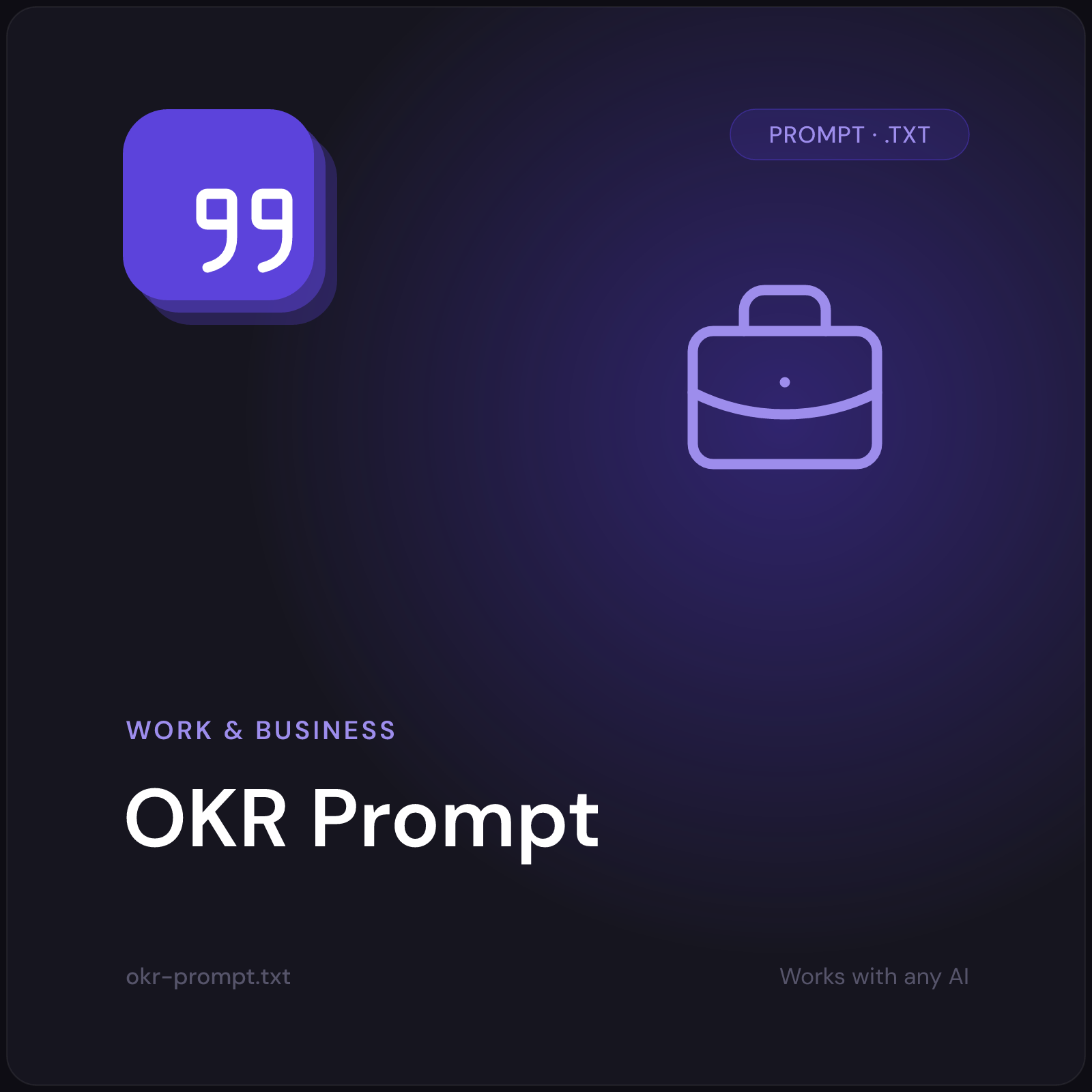 OKR Prompt cover