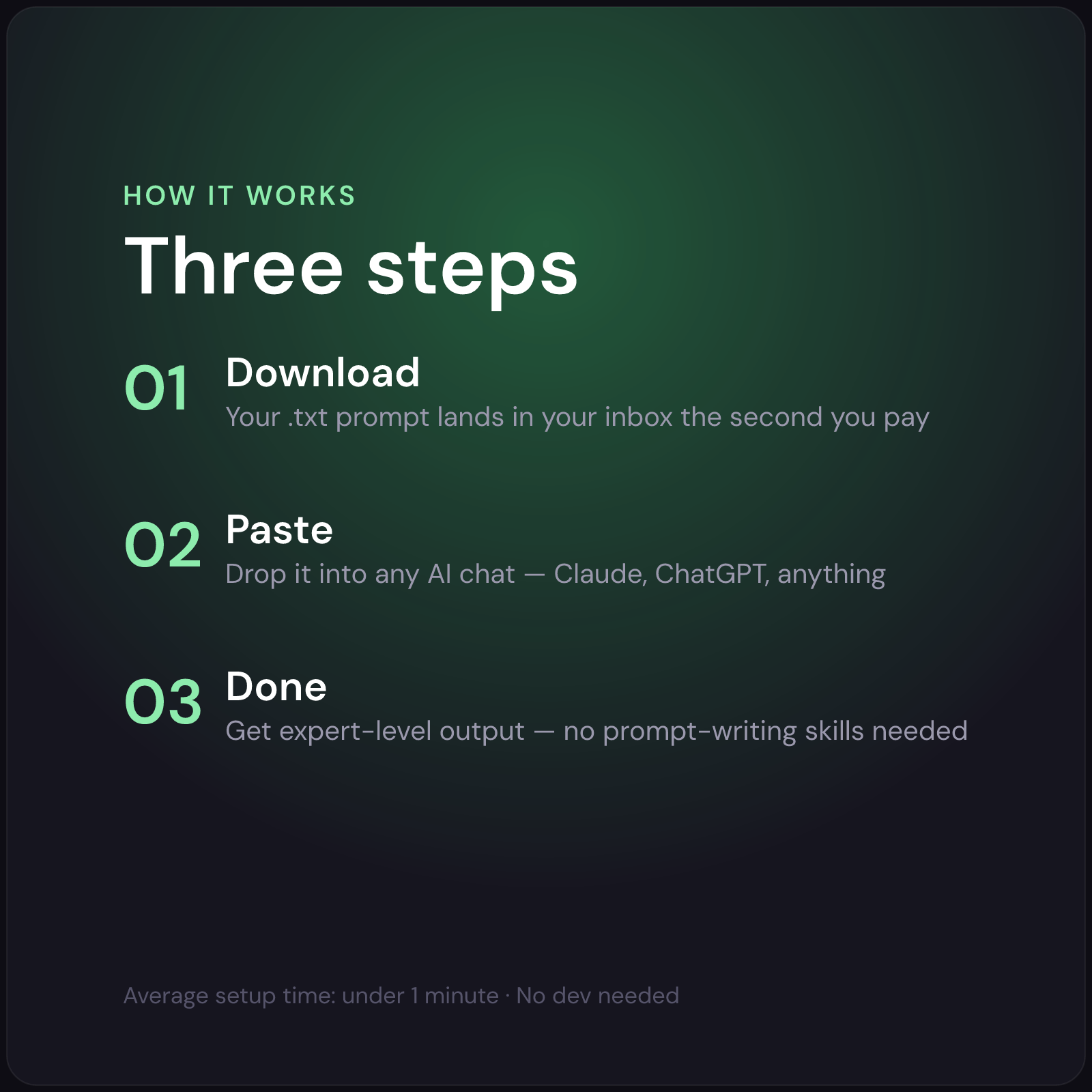 AI SDR Tool — how it works in 3 steps