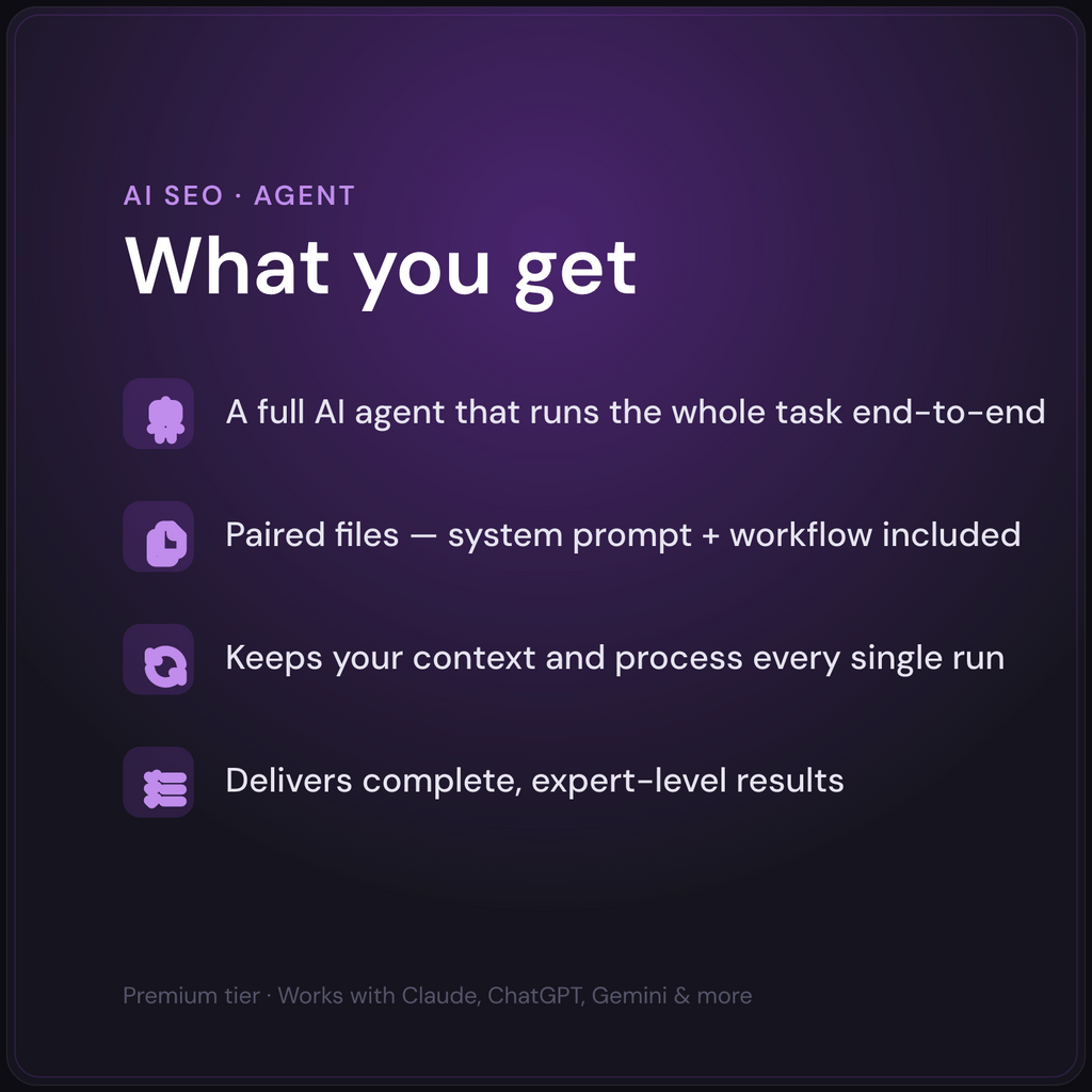 Stanley — AI Local SEO Agent — what's included
