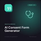 AI Consent Form Generator prompt cover