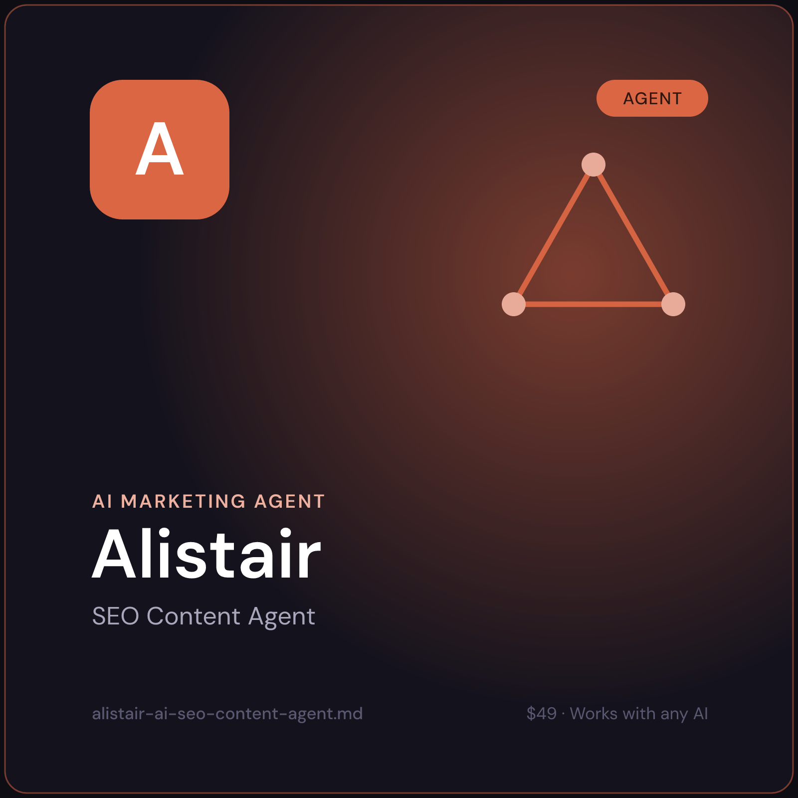 Alistair — AI SEO Content Agent cover