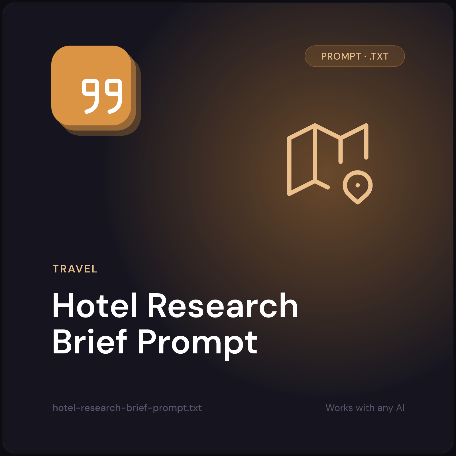 Hotel Research Brief Prompt cover