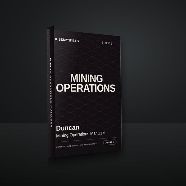 Duncan - Mining Operations Manager AI Skill cover