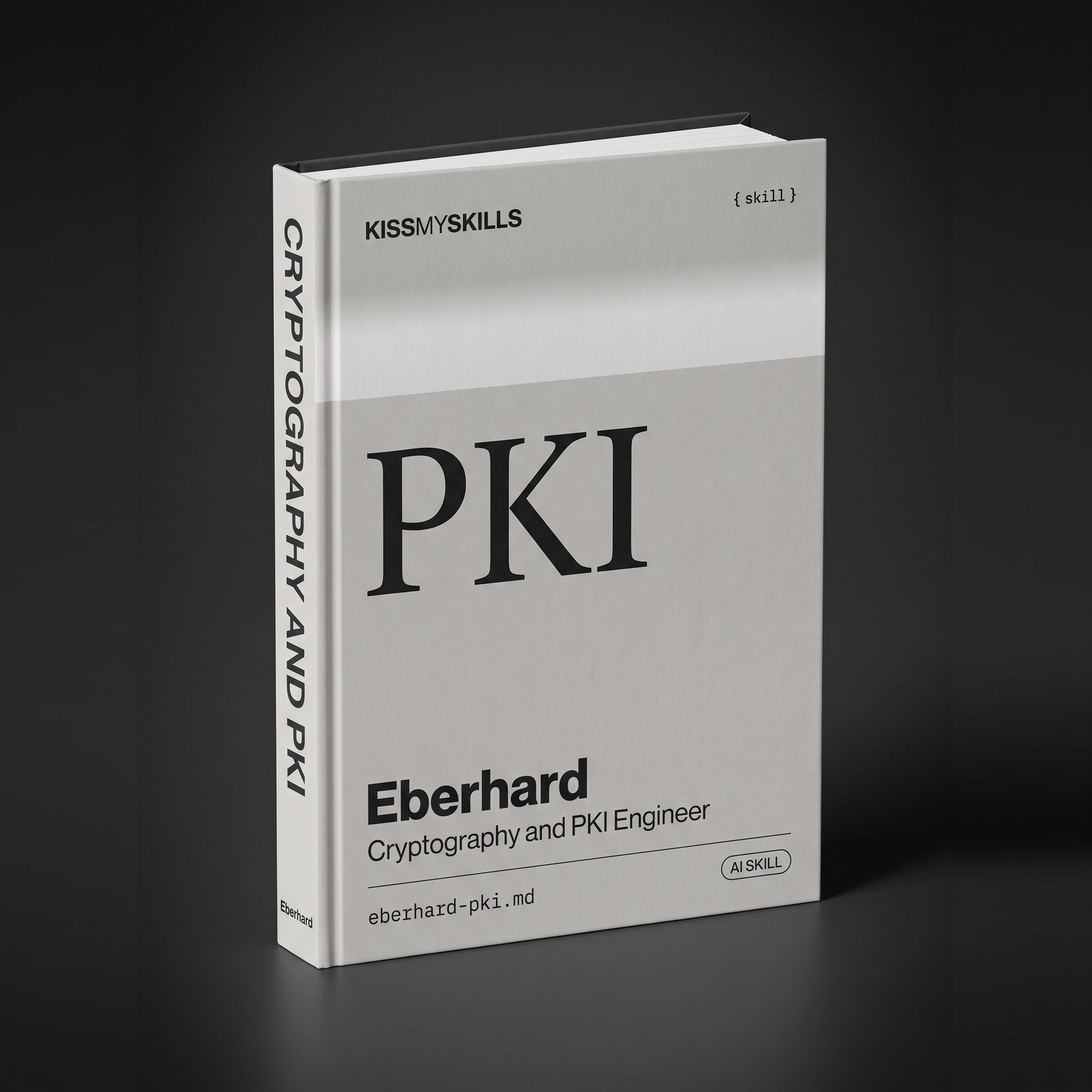 Cryptography & PKI Engineer Claude skill by KissMySkills, hardcover volume cover