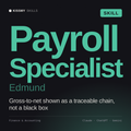 Payroll Specialist, Edmund AI skill by KissMySkills, cover