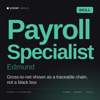 Payroll Specialist, Edmund AI skill by KissMySkills, cover