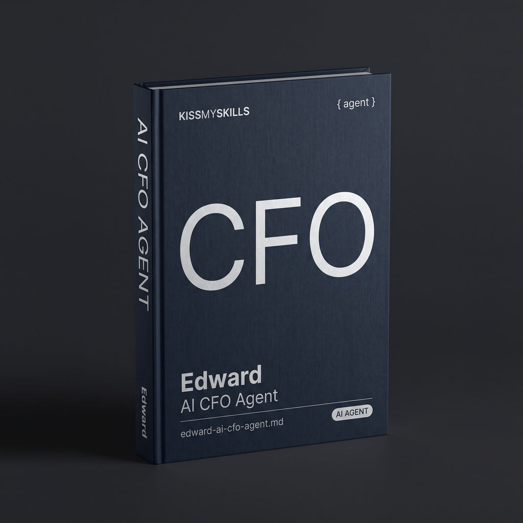 CFO Claude agent by KissMySkills, hardcover volume cover