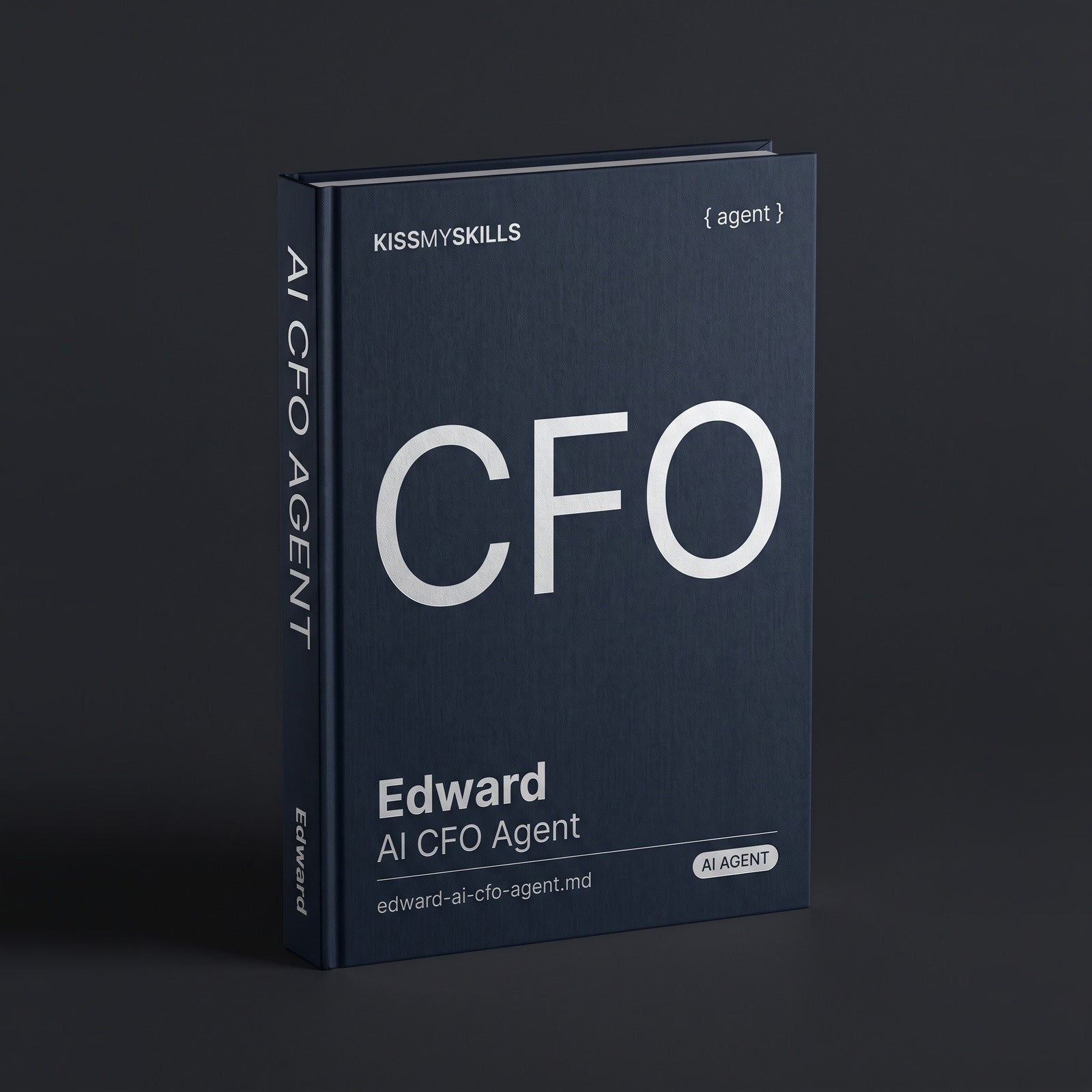 CFO Claude agent by KissMySkills, hardcover volume cover