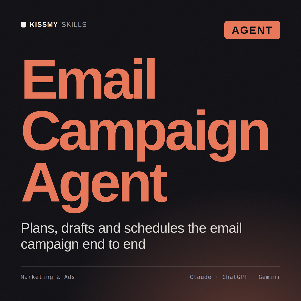 Email Campaign Agent AI agent by KissMySkills, cover