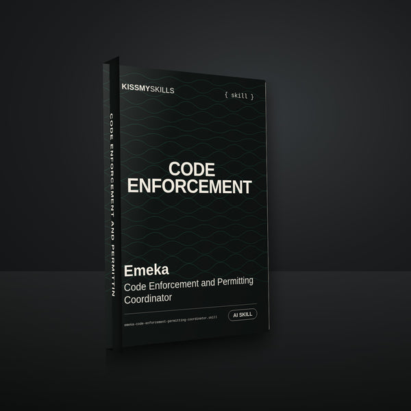 Emeka - Code Enforcement and Permitting Coordinator AI Skill cover