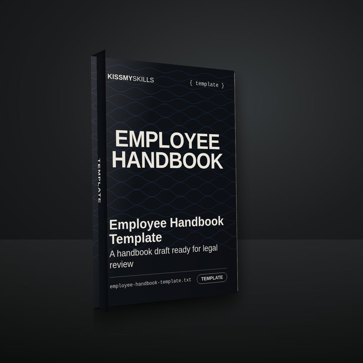 Employee Handbook Template cover
