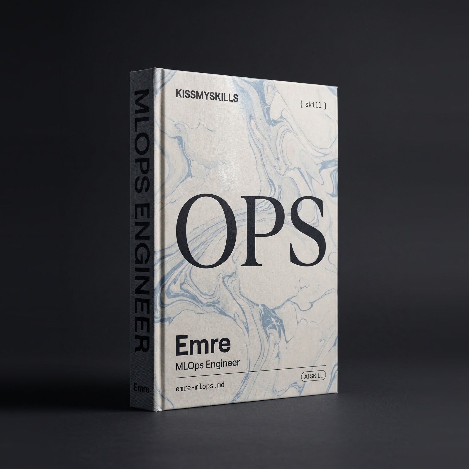 MLOps Engineer Claude skill by KissMySkills, hardcover volume cover