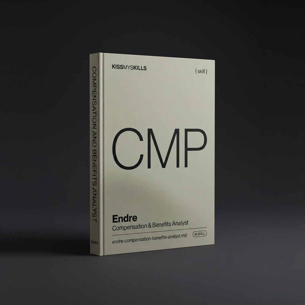Compensation & Benefits Analyst Claude skill by KissMySkills, hardcover volume cover