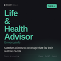Life & Health Advisor, Ermengarde AI skill by KissMySkills, cover