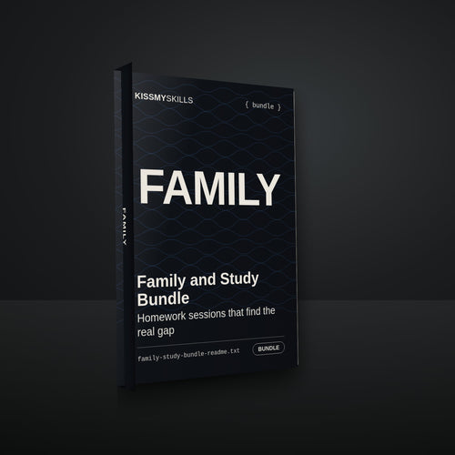 Family and Study Bundle cover