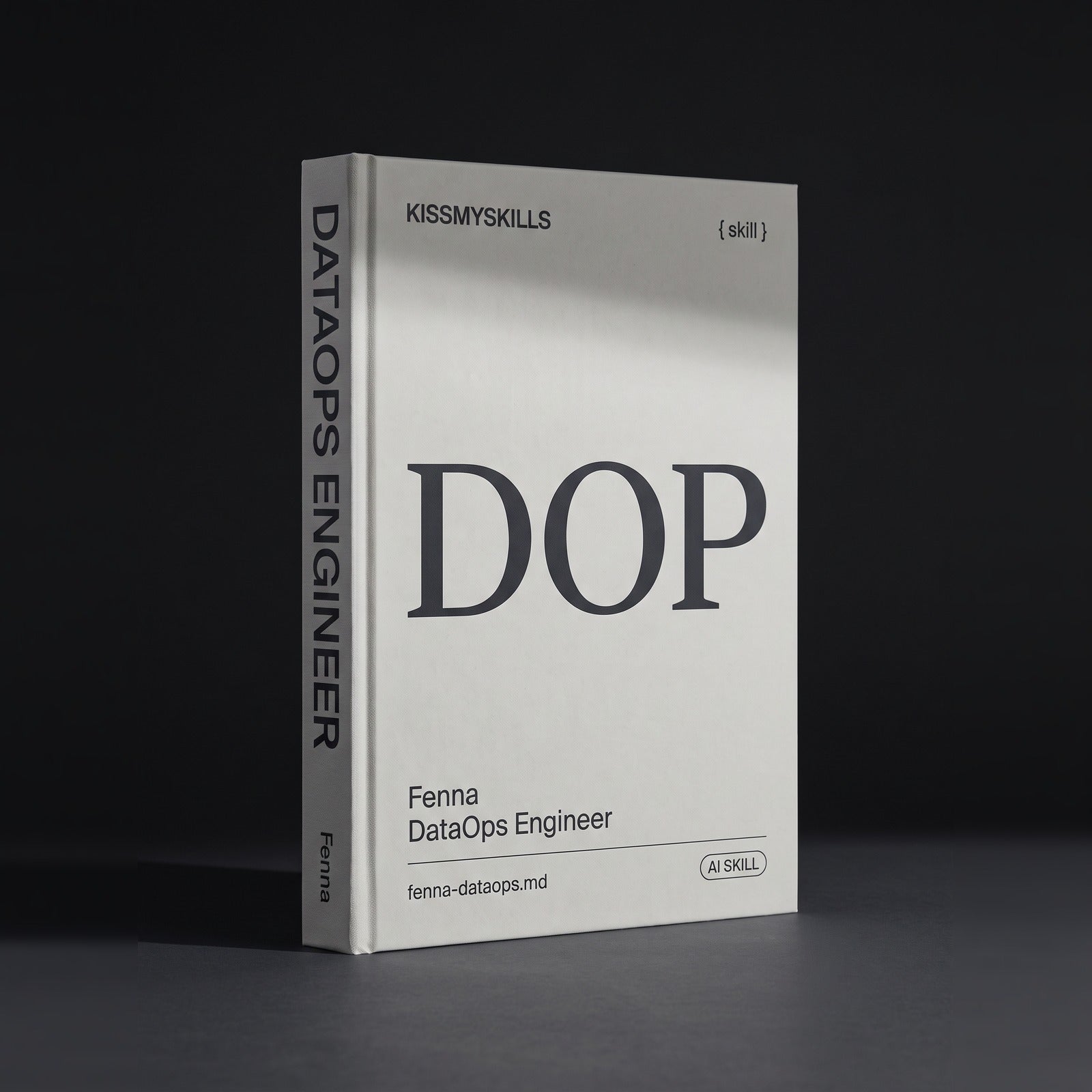 Fenna - DataOps & Pipeline Orchestration Engineer Claude skill by KissMySkills, hardcover volume cover